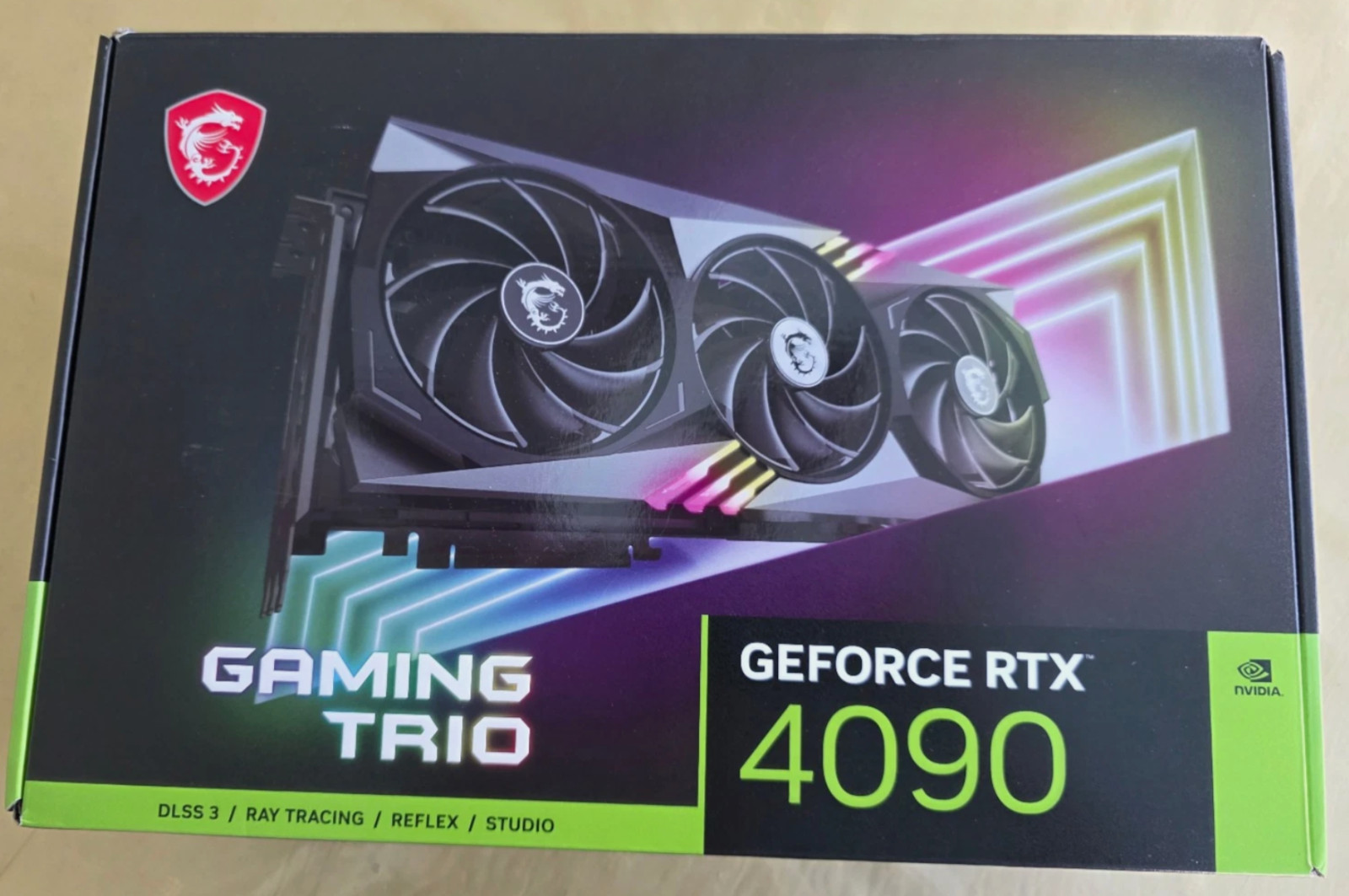 New MSI GeForce RTX 4090 24GB GDRR6X Gaming Trio Tri-Frozr 3 Graphics Card