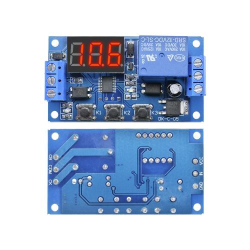 12V LED Home Automation Delay Timer Control Switch Relay Module Digital display