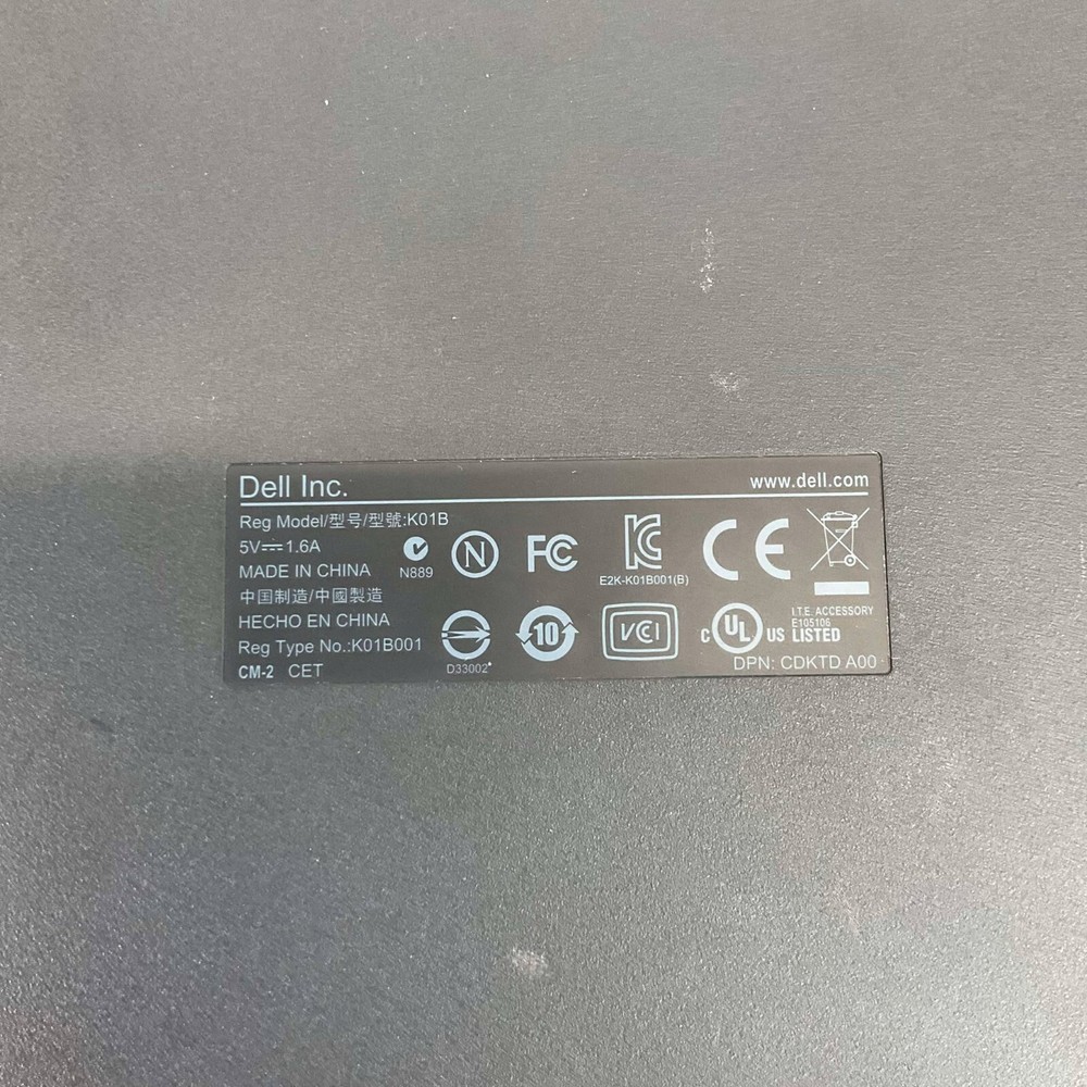 Dell Latitude K01B eSATA External Optical Drive With Cable