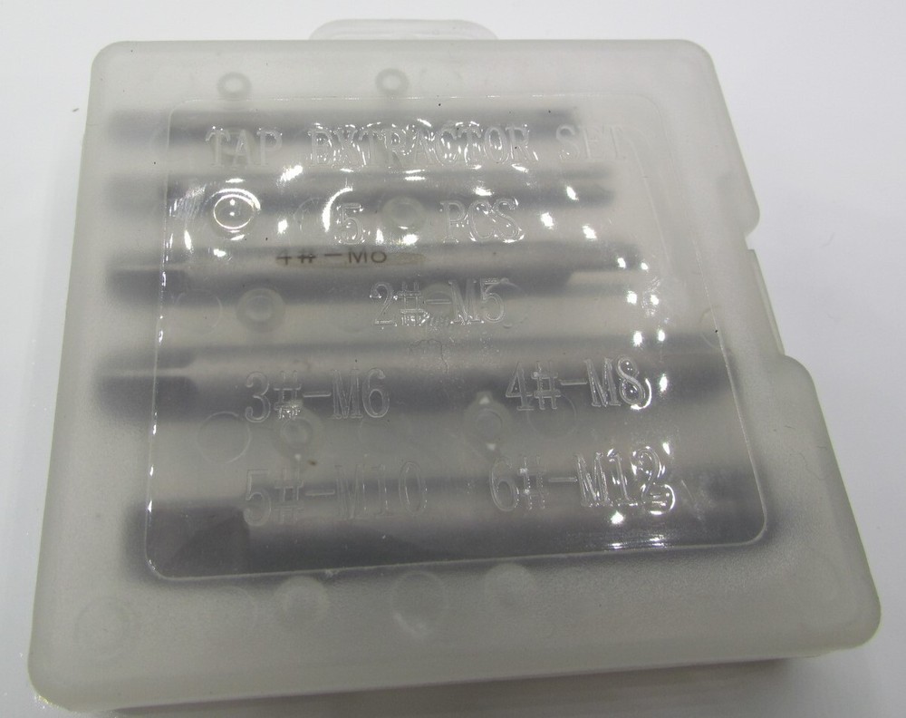 5 Pcs - Tap Extractor Set (M5, M6, M8, M10 & M12) C