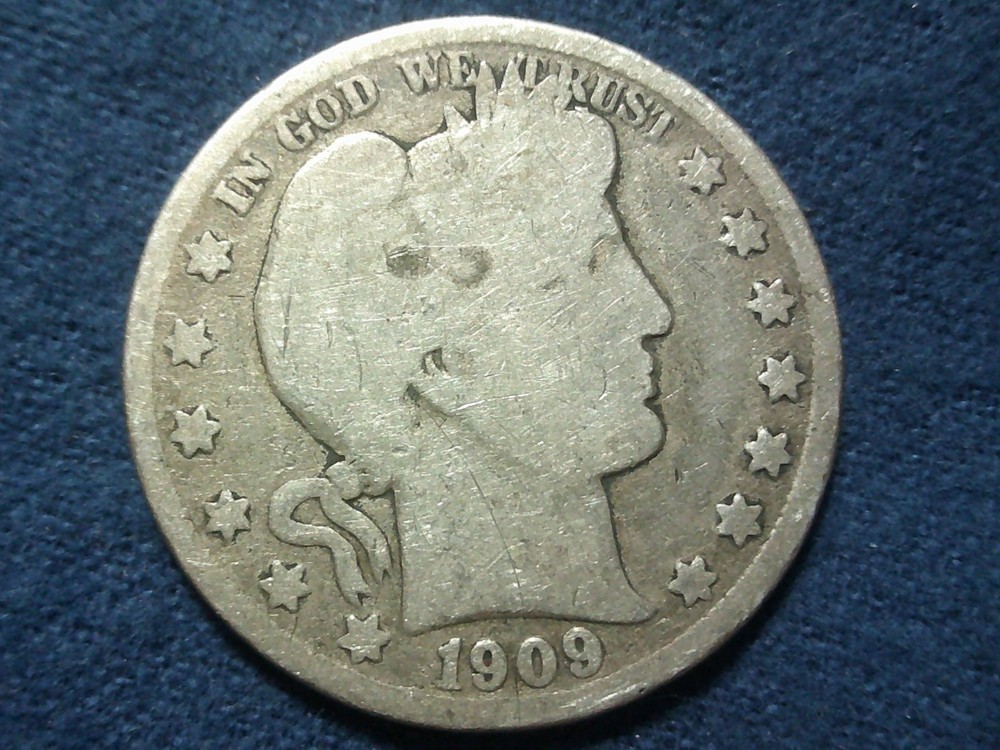 1909-O Barber Half Dollar