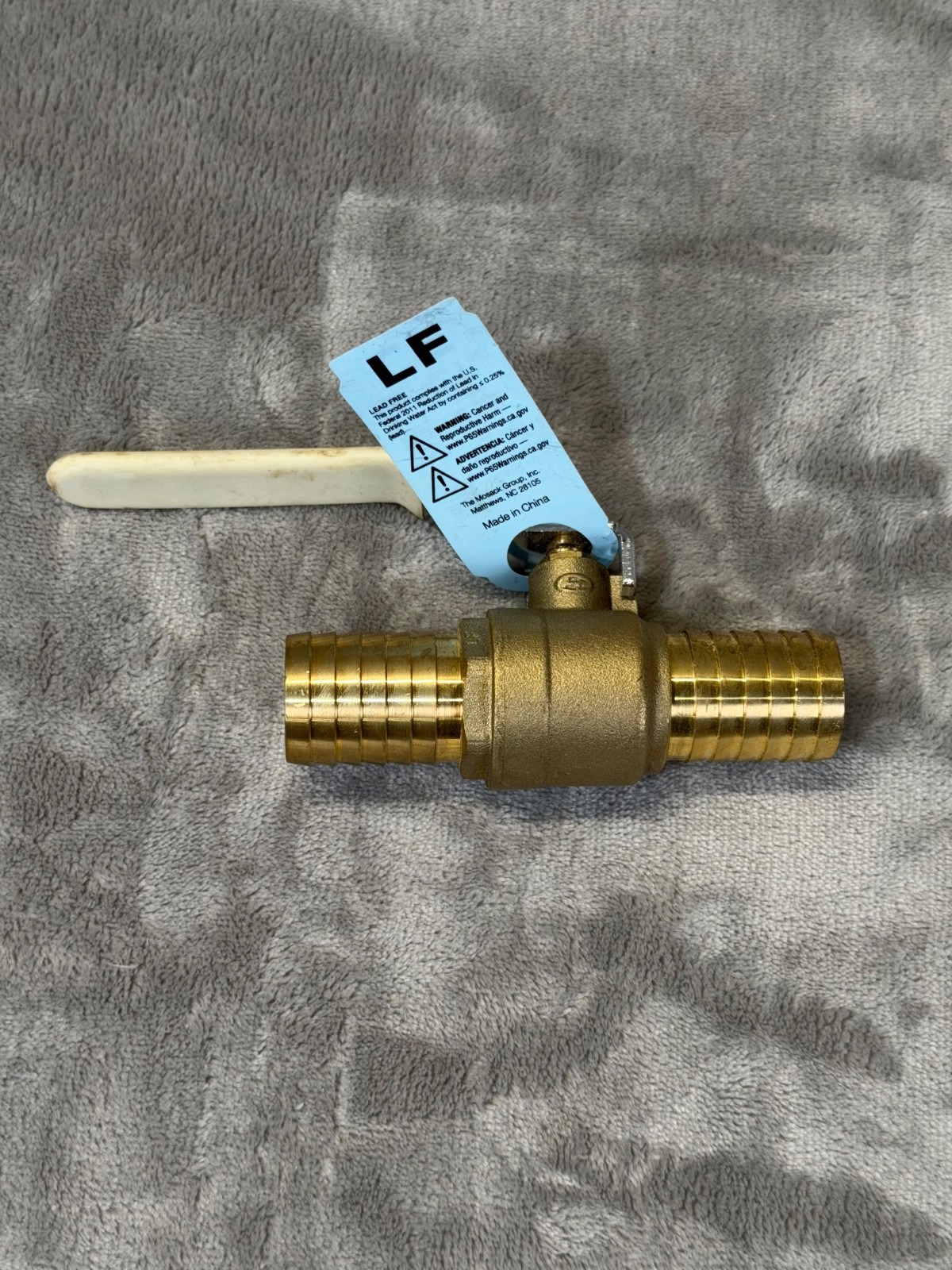 APOLLO POLYV1 1 in. Brass Insert Poly Ball Valve