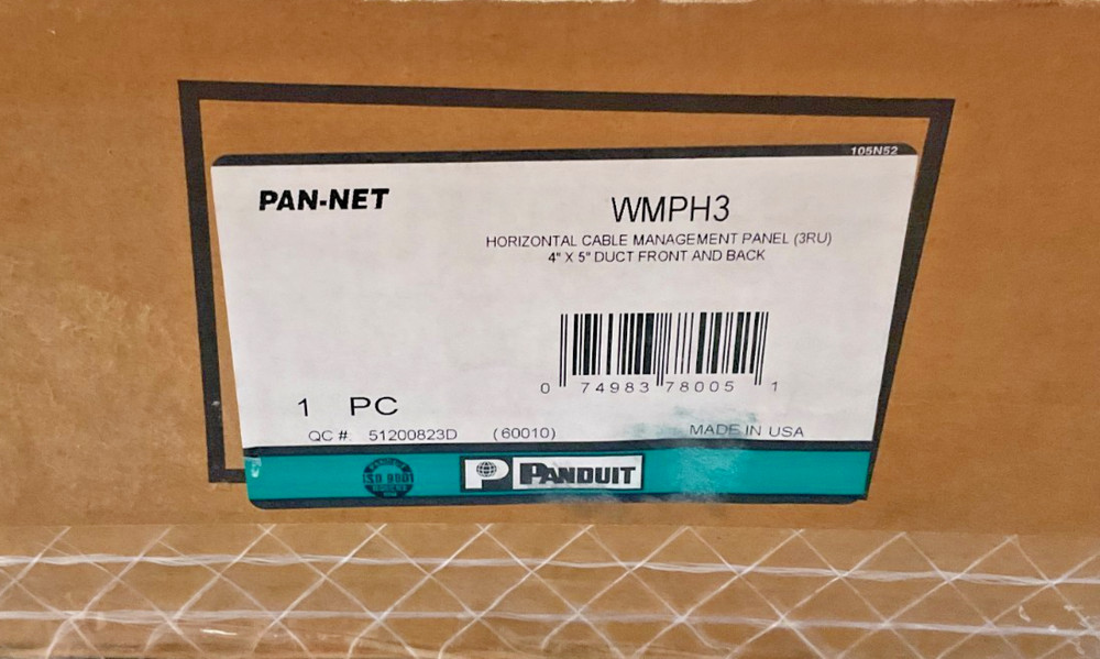 Panduit Horizontal Cable Management System WMPH3 ✅ ❤️️ ✅ ❤️️ BRAND NEW!