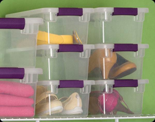 Sterilite 6 Quart Plastic ClearView Latch Box Storage Container Tote, 12 Pack