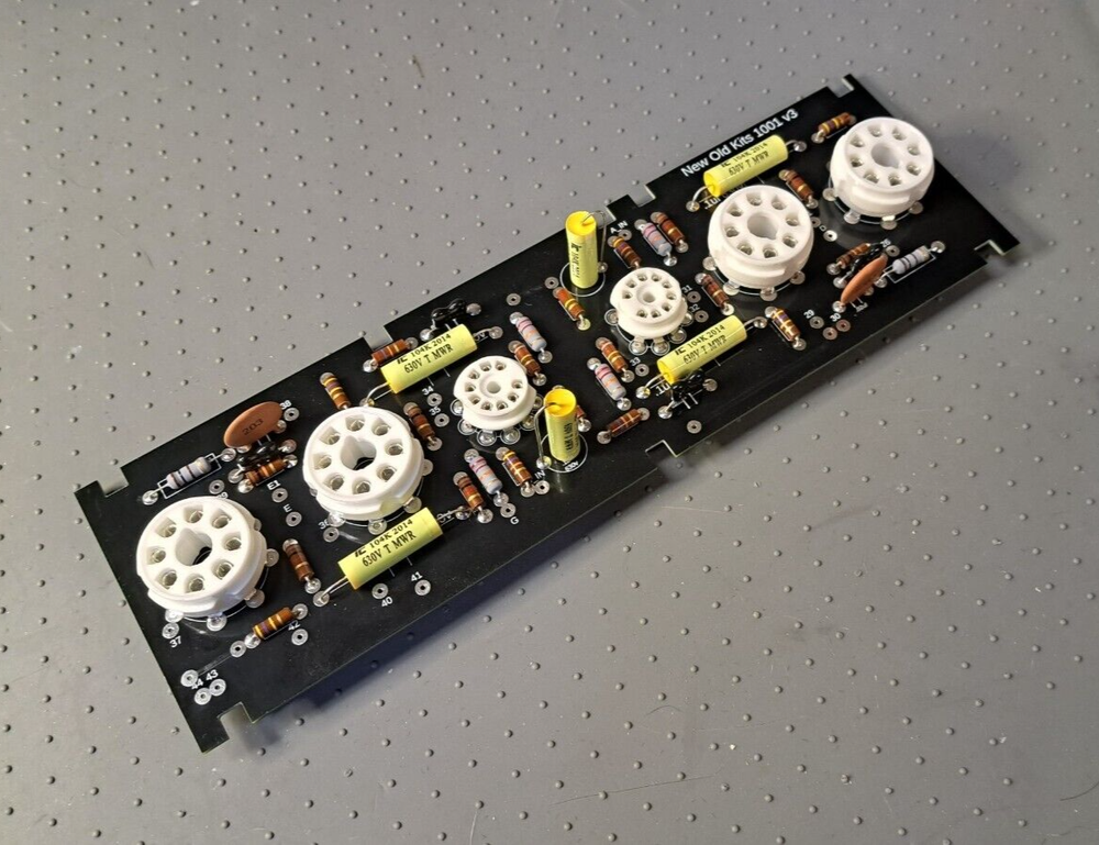 Replacement board for AA-100 Heathkit stereo amplifier. New Complete PCB. Black.