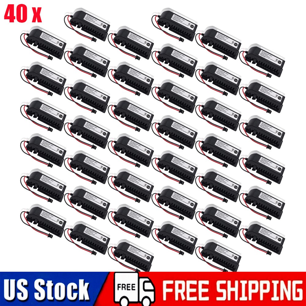 40 pcs MR-J3BAT PLC Battery 3.6V 2000mAh For Mitsubishi MELSERVO MR-J3 with Plug