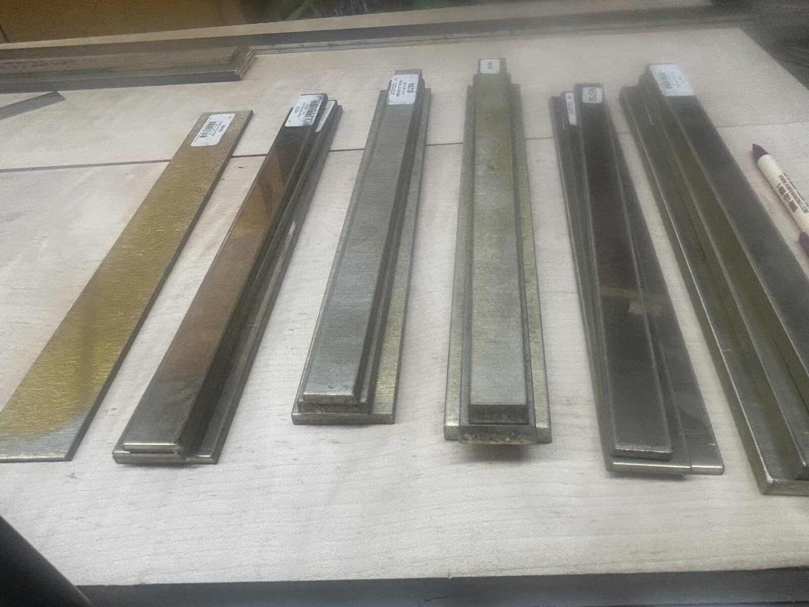 C752 Nickel Silver Certified Bar stock various sizes offered in 12” lengths