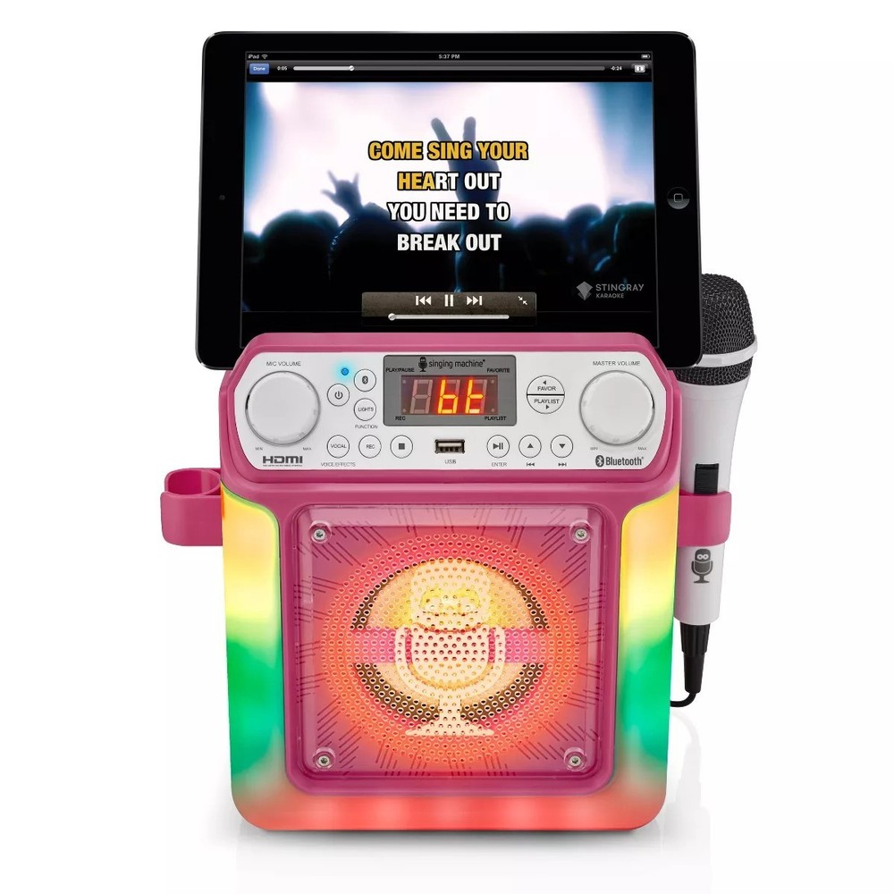 Singing Machine Portable Bluetooth Karaoke System