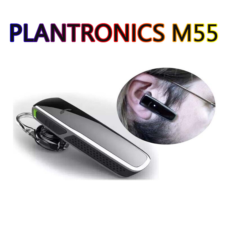 Plantronics M55 Headset Black  Wireless Bluetooth Headset