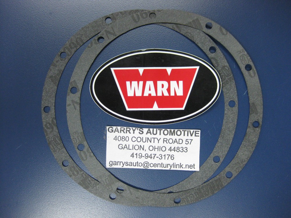 2 PC WARN 98277 14964 Replacement Winch Gear End Housing Gasket Pair