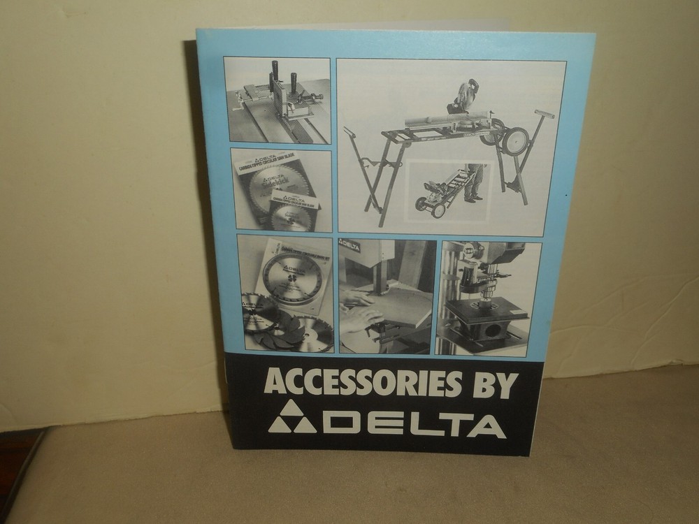 Vintage Delta Power Tools & Accessories Catalog 1995 Tool SPECIFICATIONS 30 pg