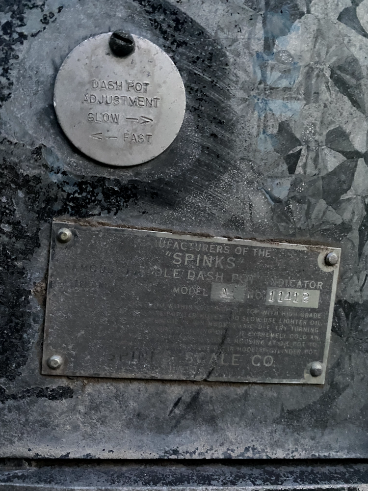 Vintage Howe Platform Scale Spinks Scale Co Antique General Store