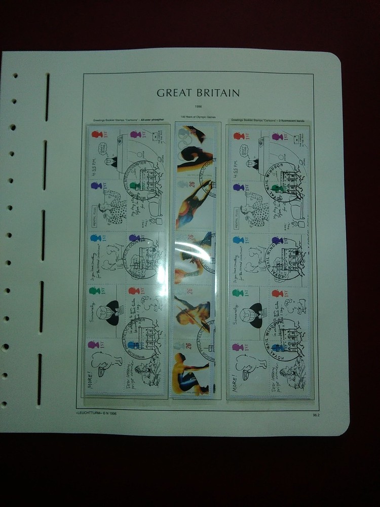 LIGHTHOUSE Commemorative Hingeless album pages Great Britain 1991-1999 Used