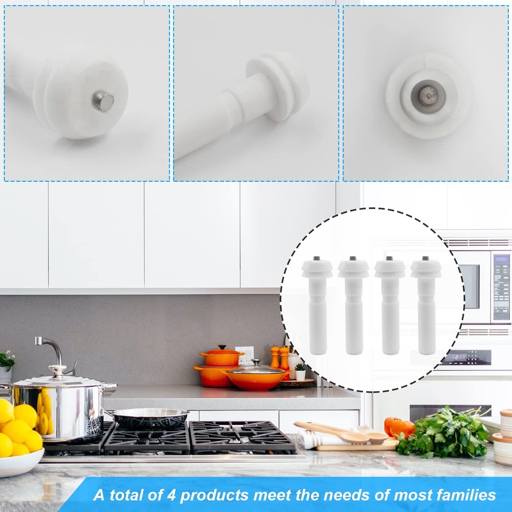 4 Pack Premium Gas Range Oven Spark Electrode Igniter Replacement for White