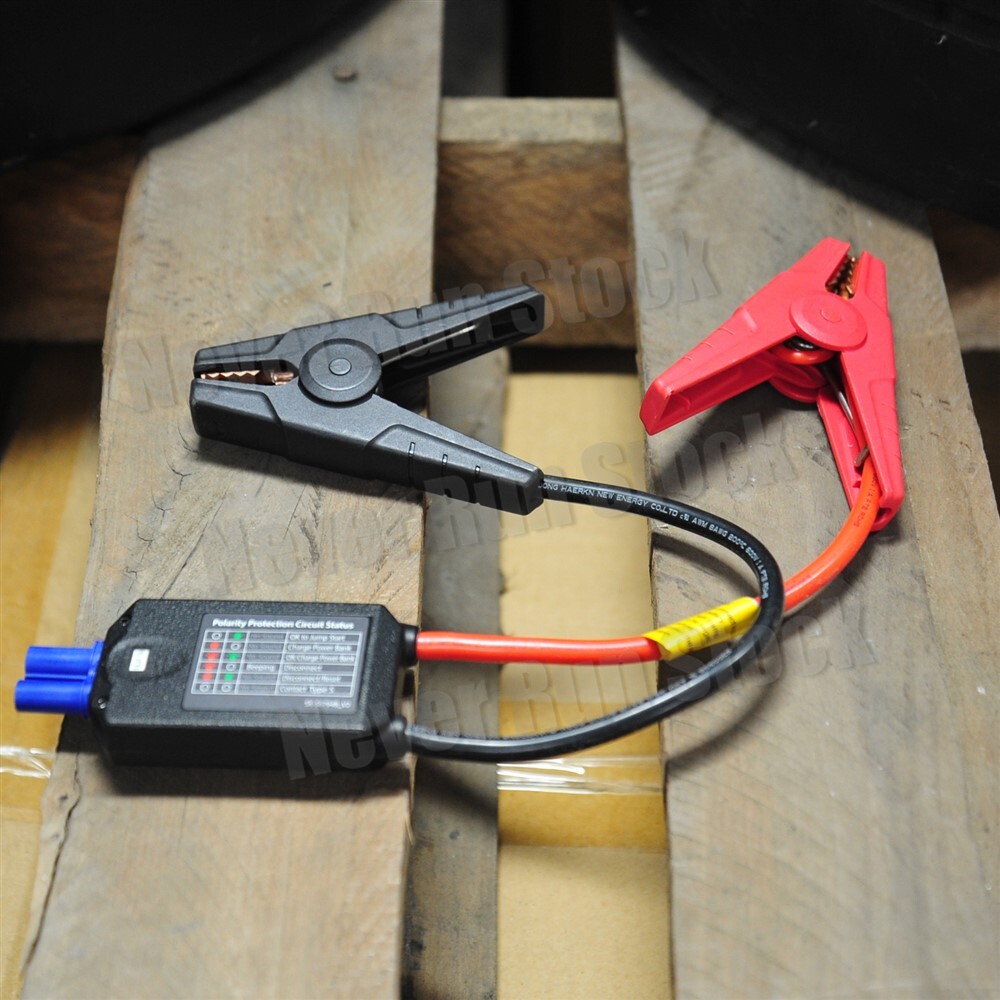 WINPLUS TYPE-S POWER BANK JUMPER STARTER CLAMP ALLIGATOR CABLE 3 PRONG BLUE GEN2