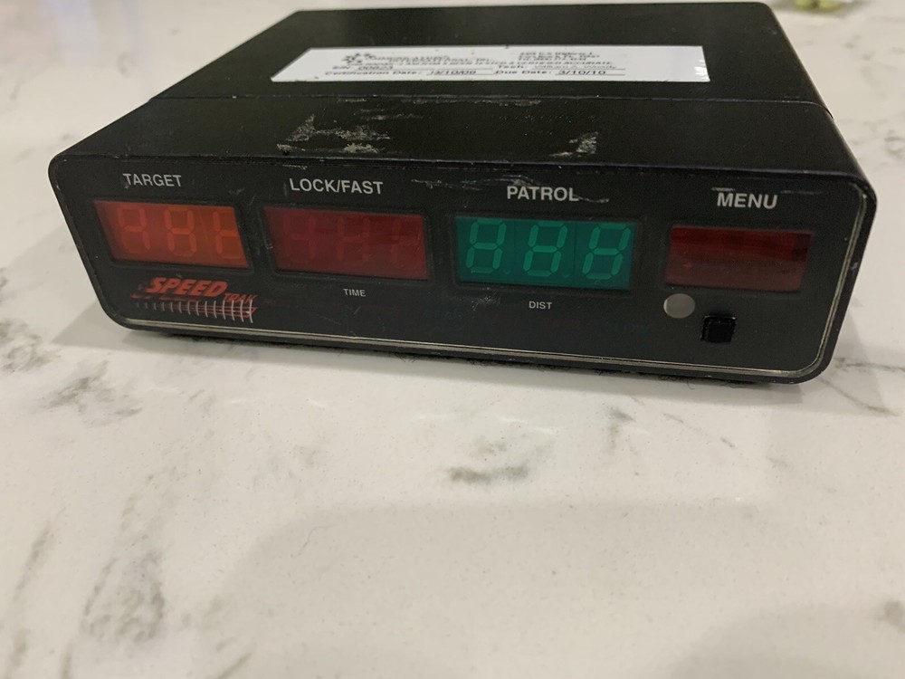 SpeedTrax Radar Counting Unit -UNTESTED For Parts-