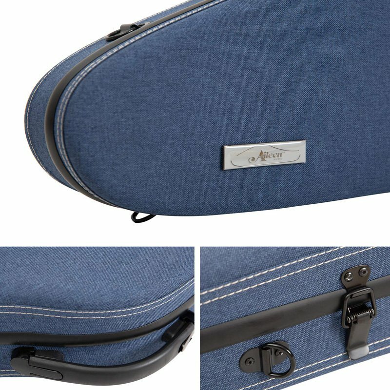 Violin Case, Ultra Light, Waterproof Case with Hydrometer, Aileen RED