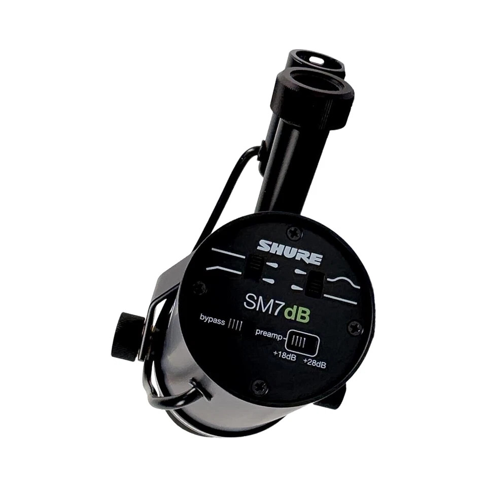 Shure SM7dB Dynamic Microphone Built In Preamp Streaming Podcast Recording