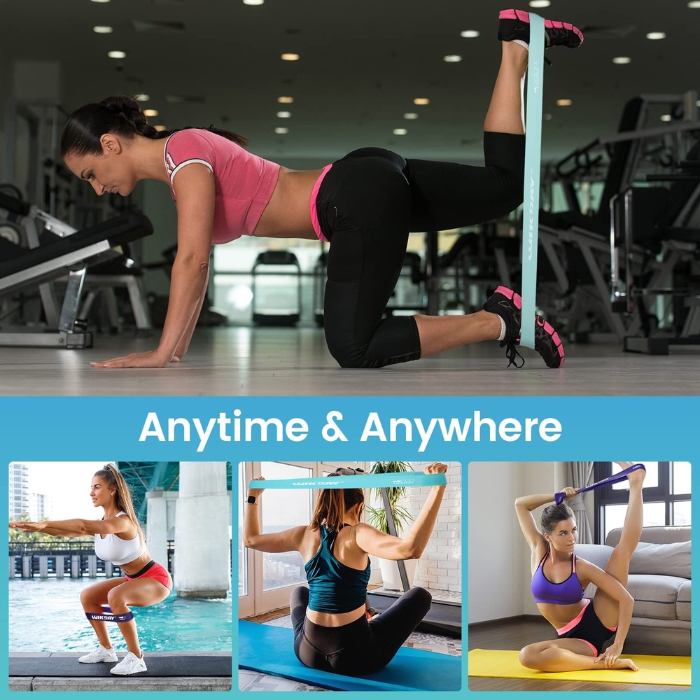 WIKDAY Resistance Bands for Working Out Exercise Loop Bands Workout Bands Set...