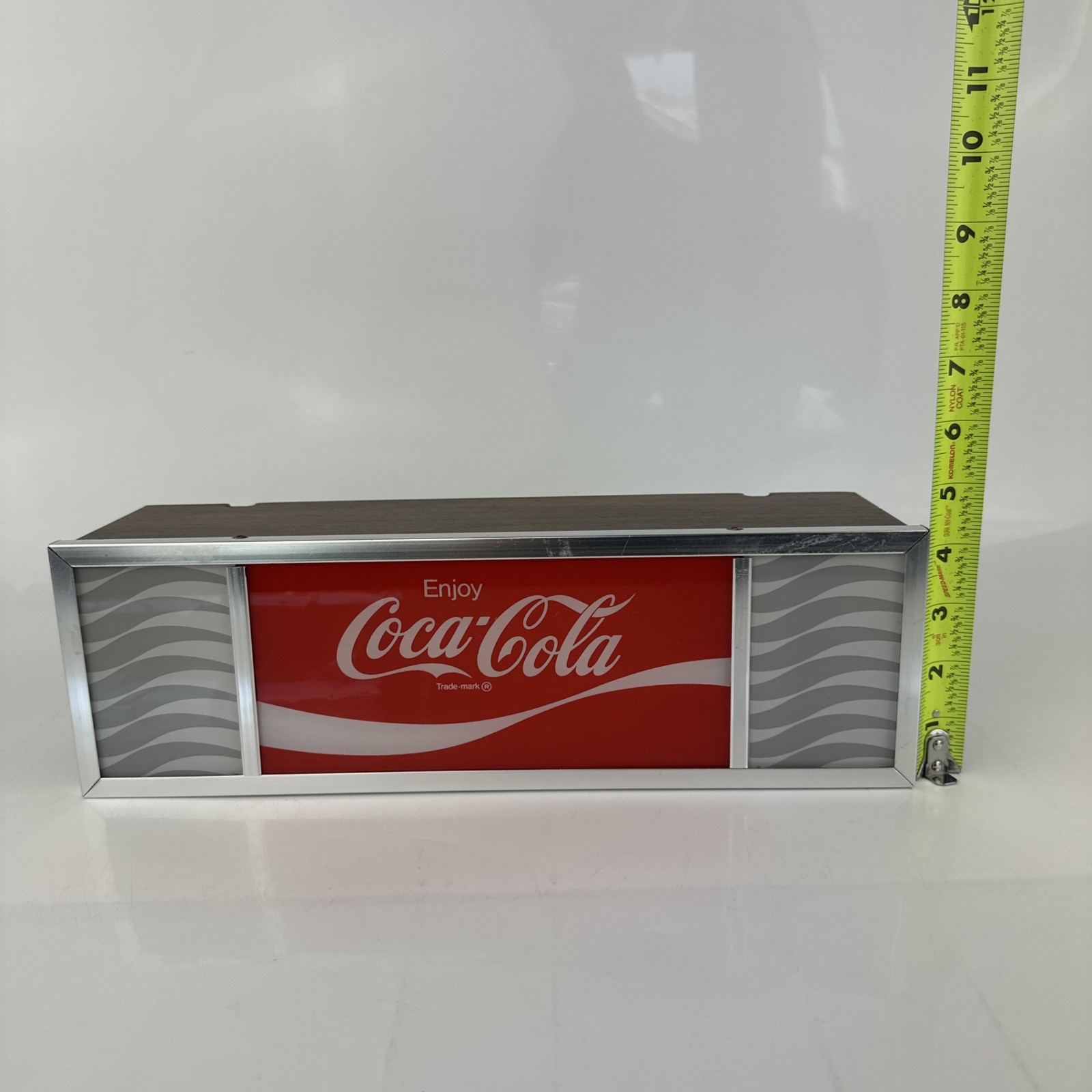 Vintage Original Coca Cola Light Up Countertop Glass Sign Display*New Bulb* Read