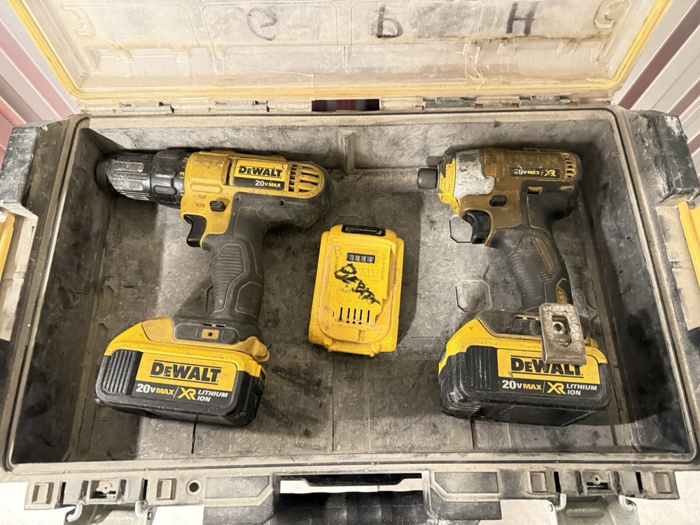 DeWalt Stackable Tool Boxes And Drills