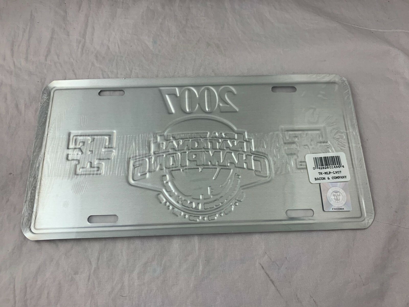 2007 Tennessee Lady Vols National Champions License Plate - 12" x 6"