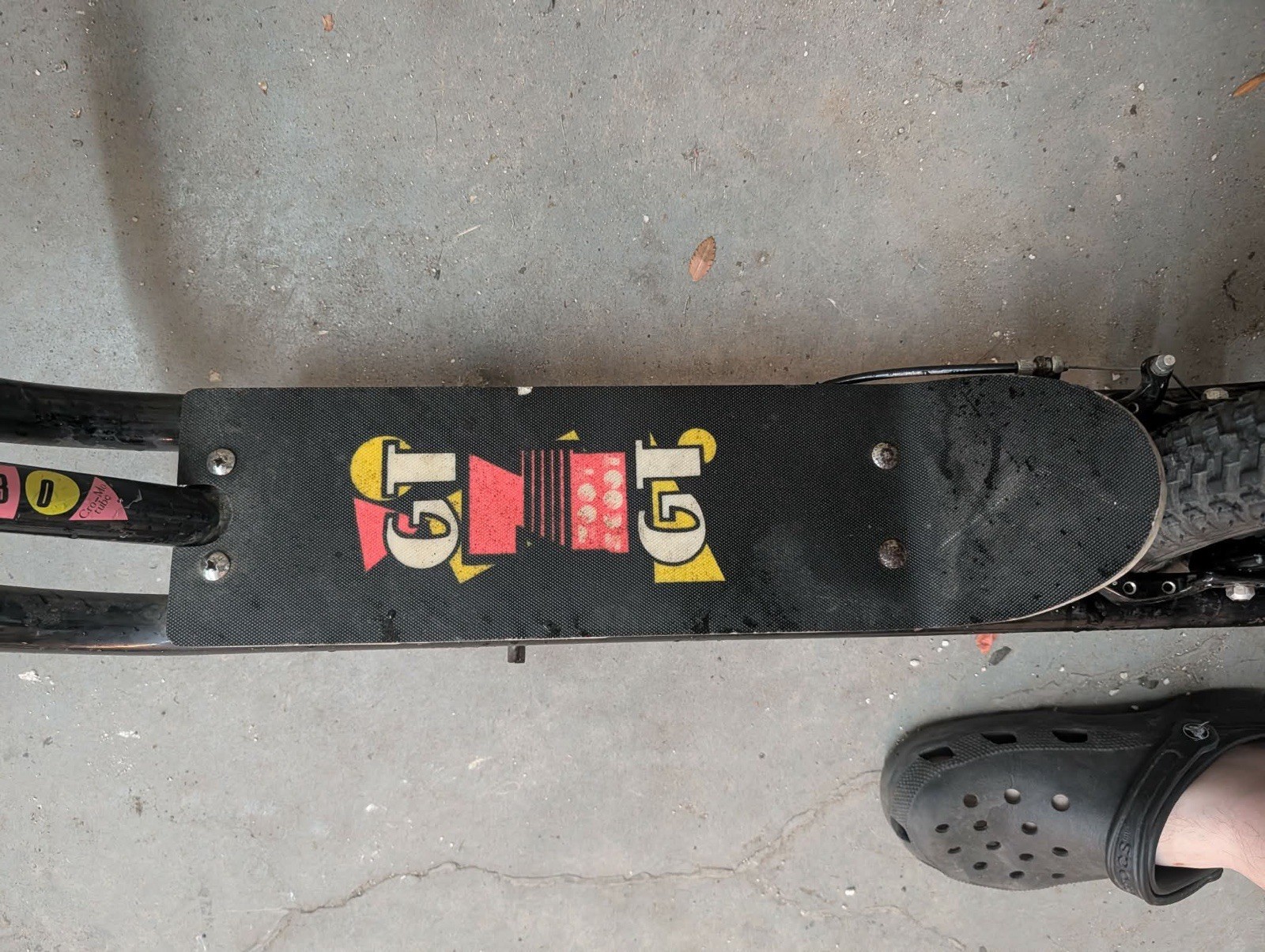 1987 GT Zoot Scoot 4130 Black Old School BMX Scooter All Original