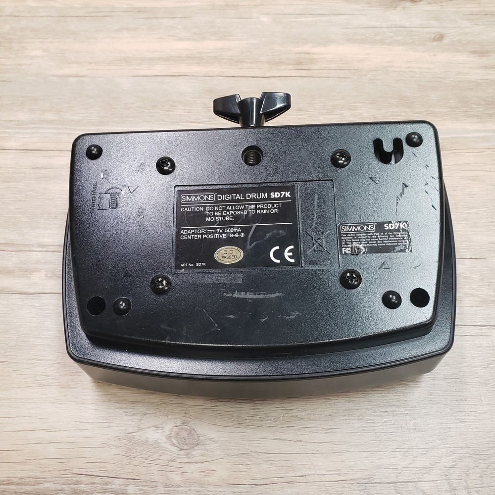 Simmons Digital SD7K Electronic Drum Sound Module-Needs 9V Power Supply-Tested