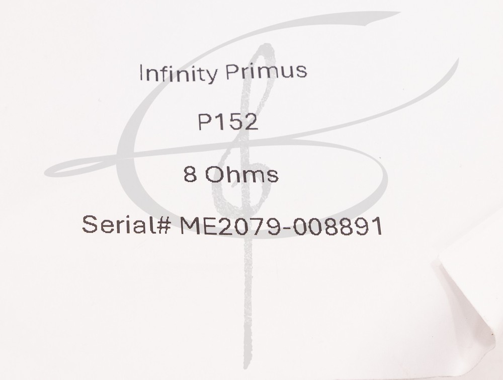 Infinity Primus P152 8 ohm speaker crossover single 2 way