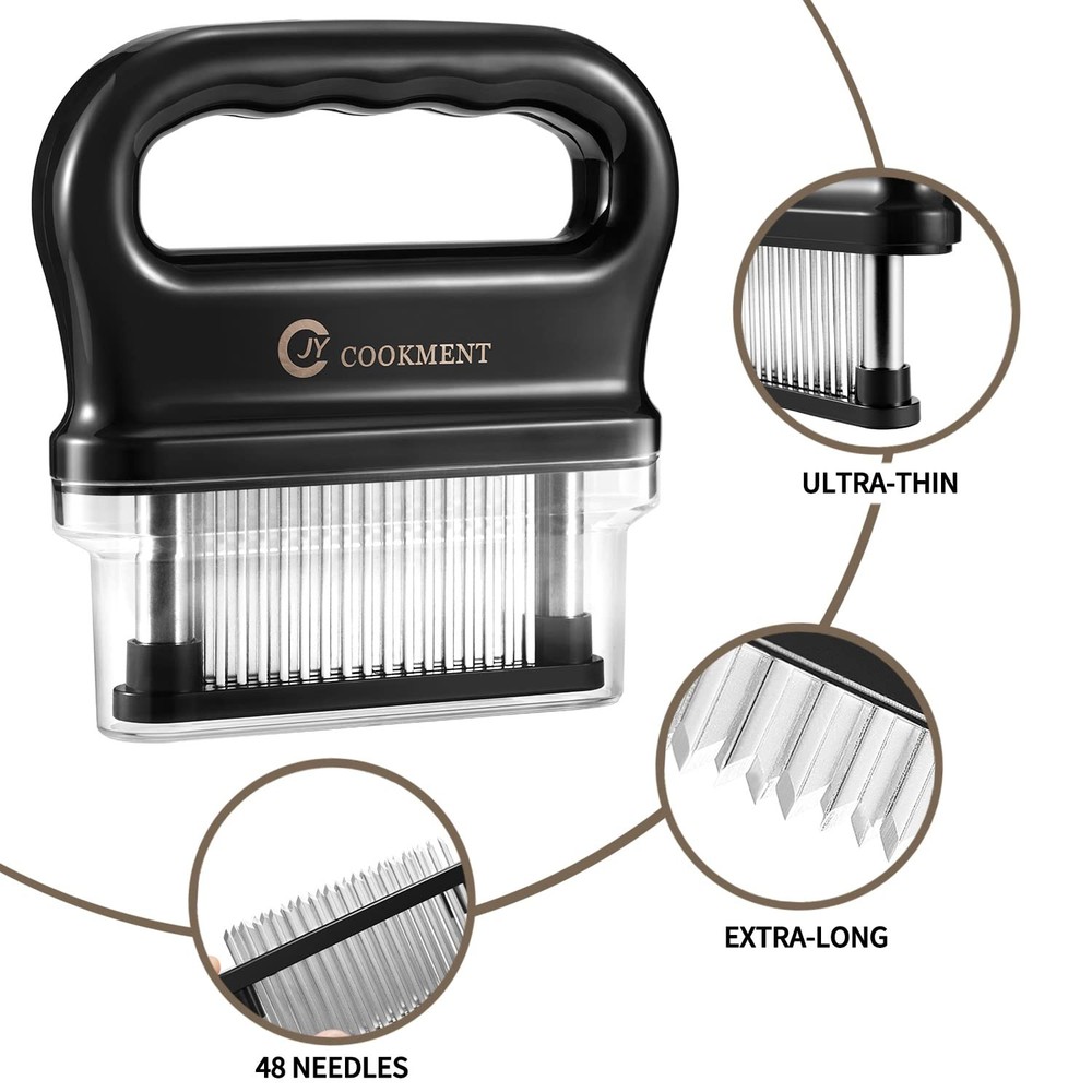 Meat Tenderizer 48 Stainless Steel Ultra Sharp Needle Blade Kitchen Cooking Tool