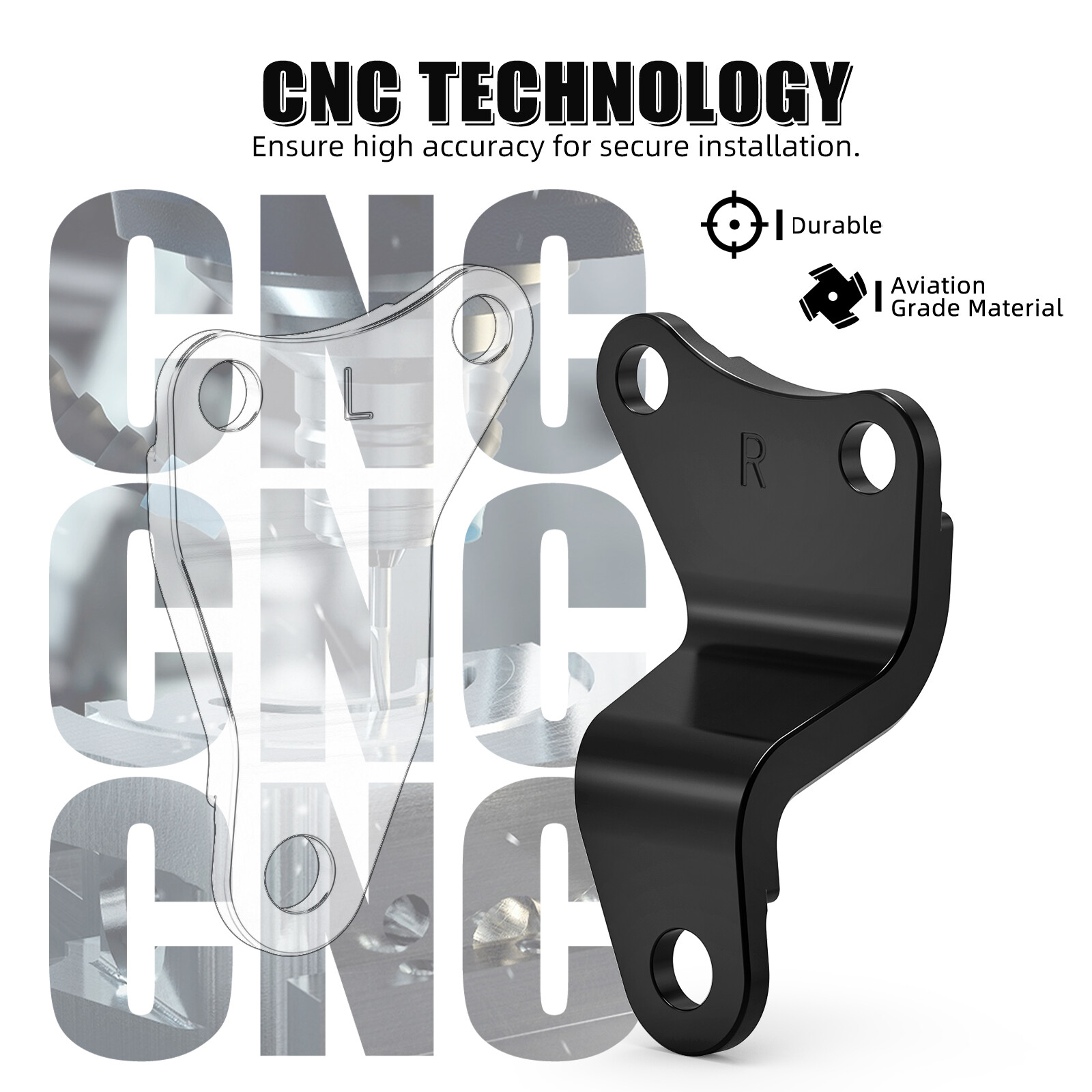 NICECNC Engine Mount Brackets #50353-HP1-600 For Honda TRX450R TRX450ER 2006+