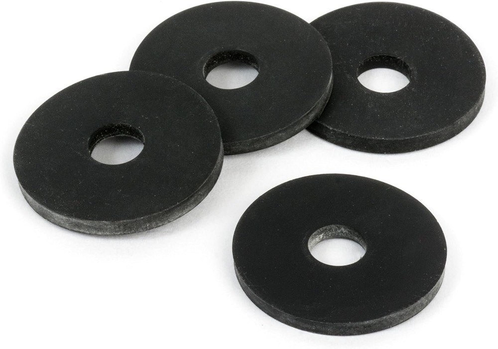 StewMac Guitar Strap Stoppers Strap Lock in Black - 4 Pack