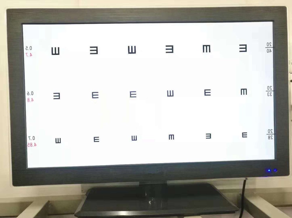 Multi-function 23" LED Display MICRO Chart Projector Eye Chart Optometry