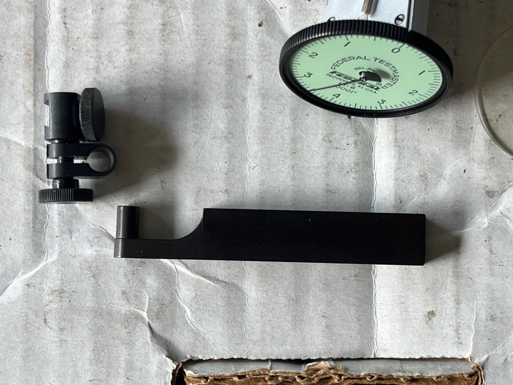 Federal Testmaster Dial Test Indicator w/Case (Model LT-6, 0.0001" Resolution)