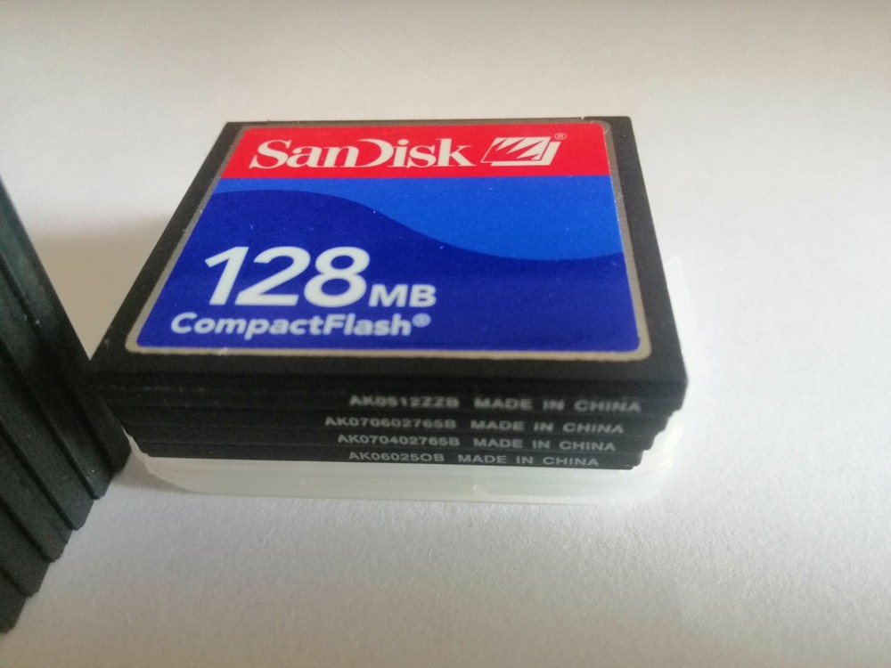 10PCS Sandisk 128MB Compact Flash Card 128MB CF Memory card SDCFJ/SDCFB