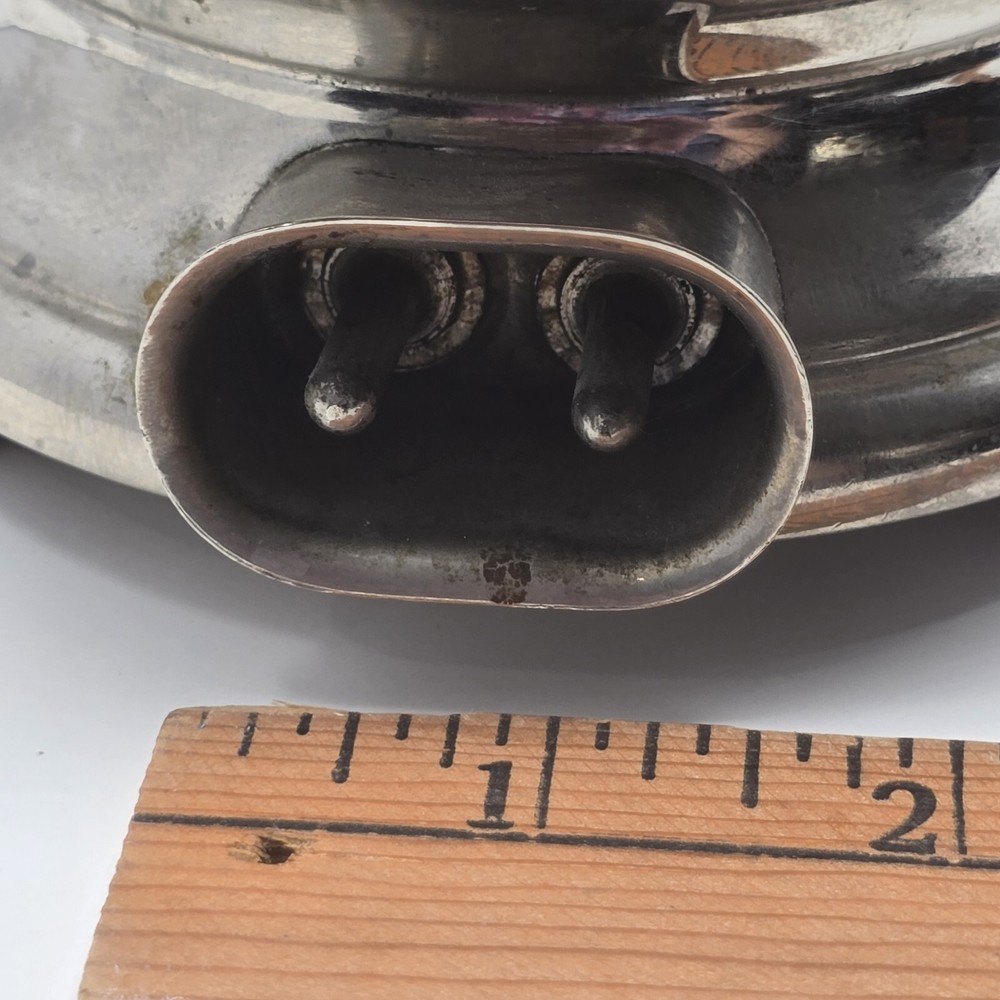 Universal Silver Plate Chrome Coffee Urn Samovar Hot Water Dispenser *no Cord