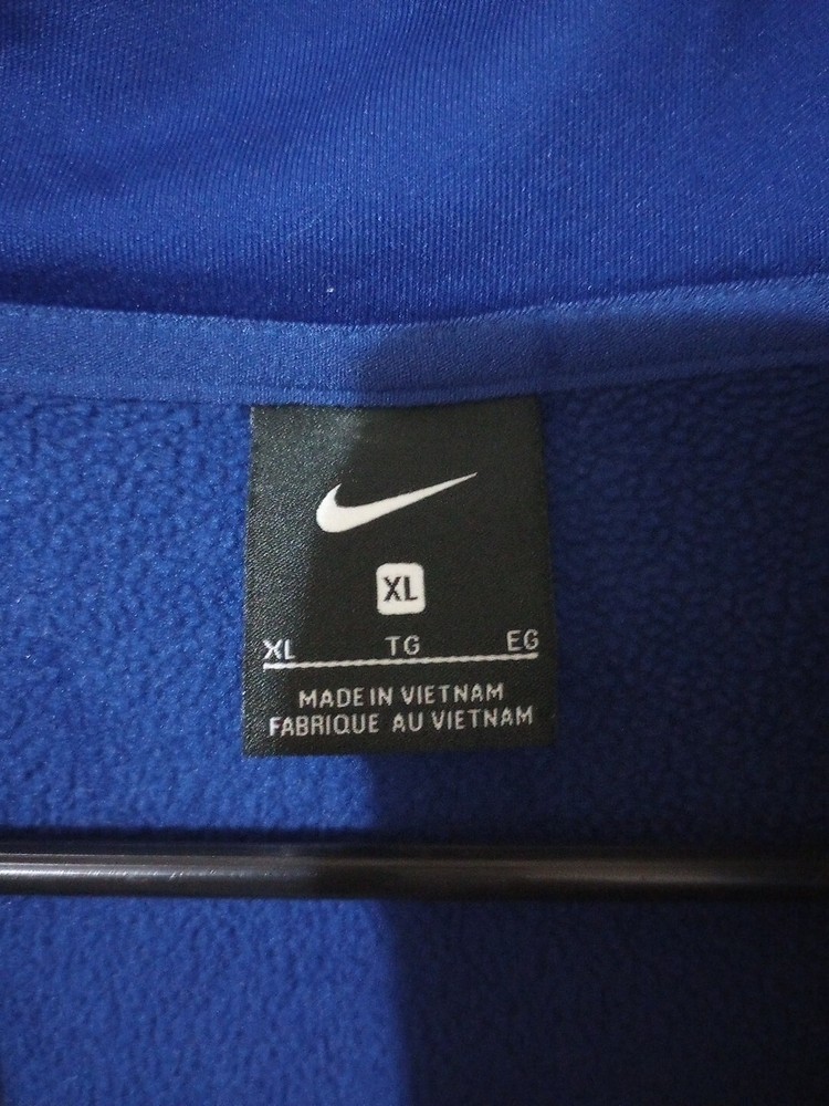 Nike Collared Jacket XL Men's Blue 1/4 Zip