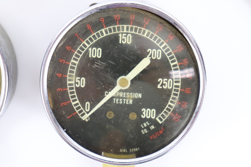 4 Vintage Cornwell Compression Tester