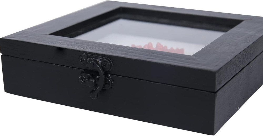 Shadow Box 6X6, Small Shadow Box Frame with Glass, Square Shadow Boxes Display C