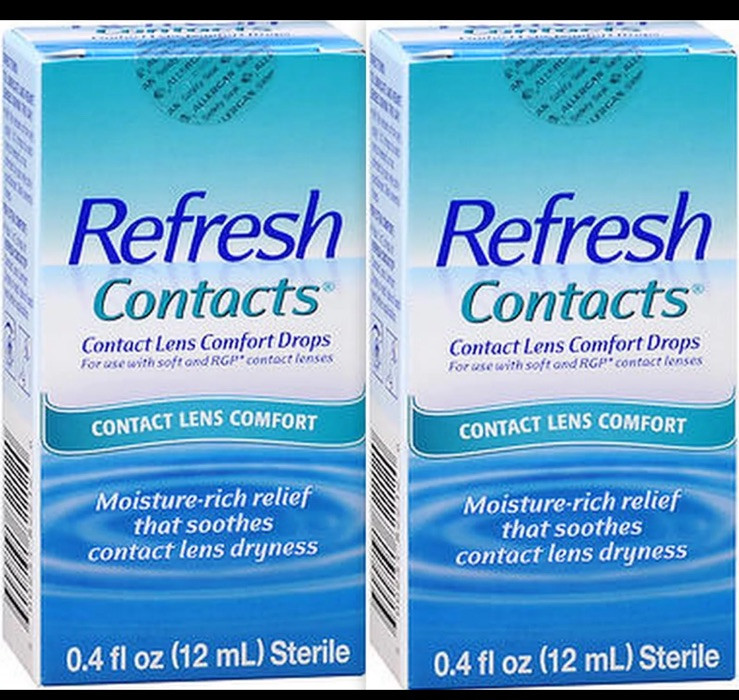 Refresh CONTACTS Comfort Drops 12ml ( 2 boxes )