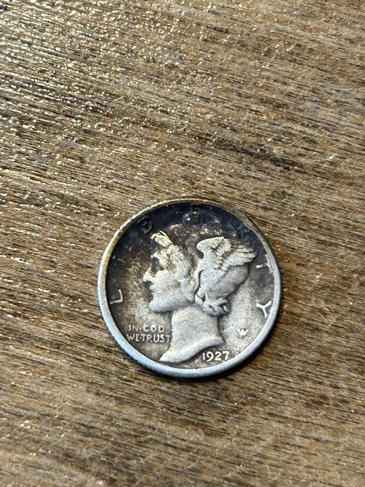 1927 Mercury Dime VF