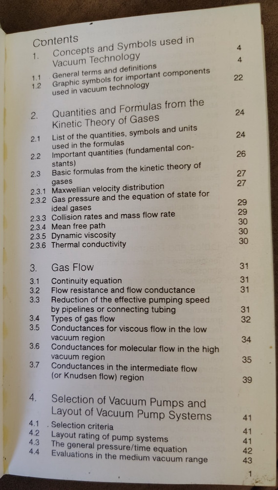 Leybold Vacuum Handbook 1989