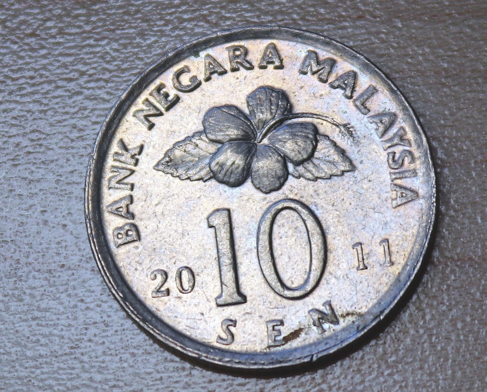 2011 Malaysia 10 Sen