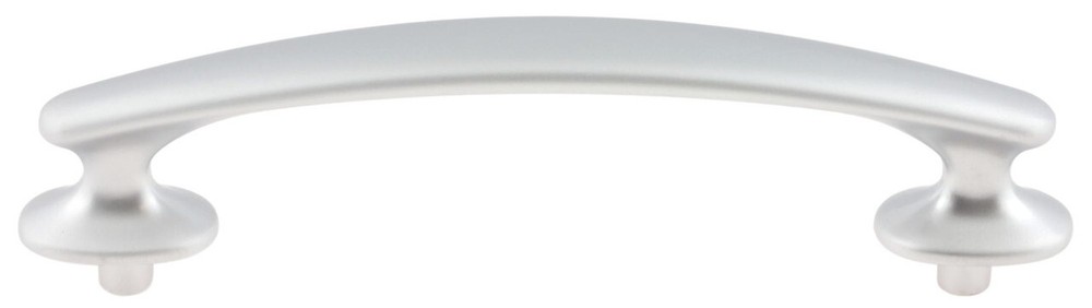 (12 Pack) 3-3/4" Transitional Pull Satin Aluminum Finish