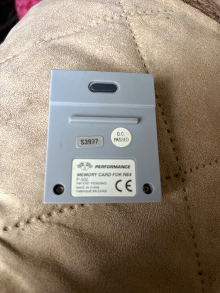 N64 Nintendo 64 Performance Memory Card Plus