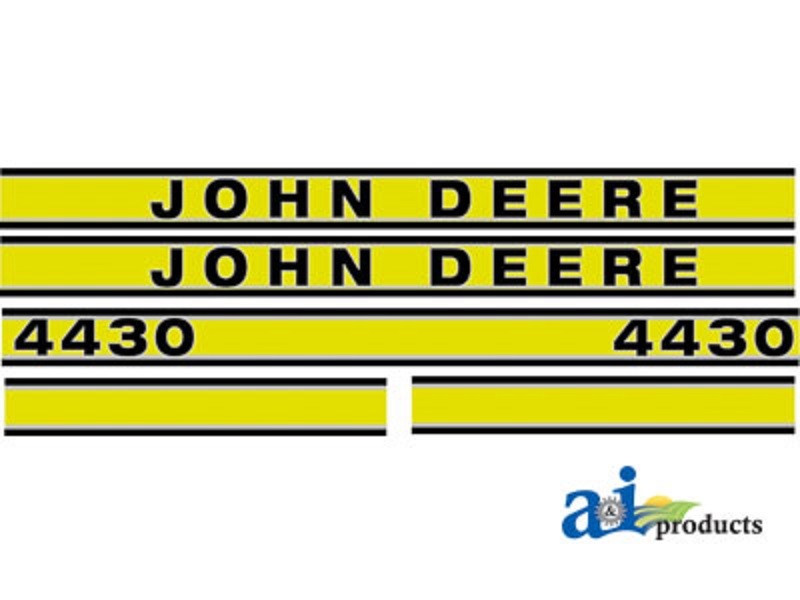 Hood Decal Set for John Deere 4430 Tractor