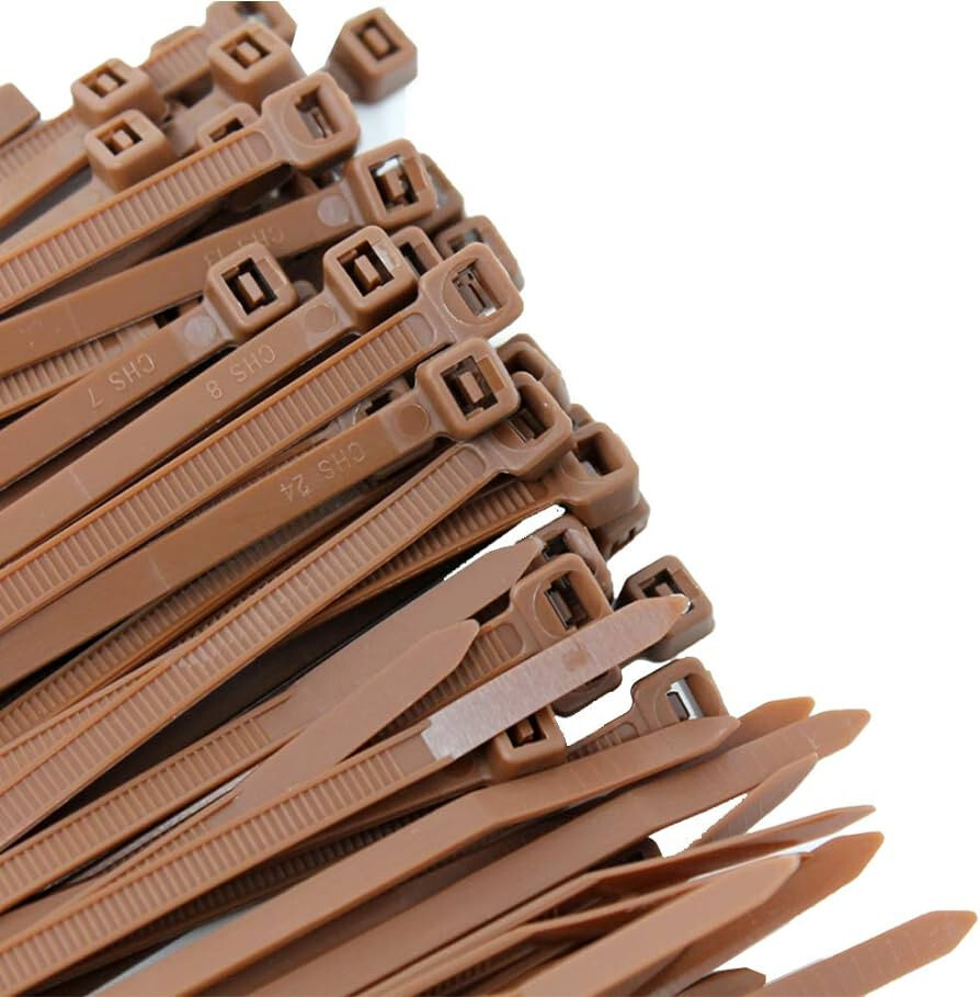Bay State 7'' Brown Standard Cable Tie (200Pcs)