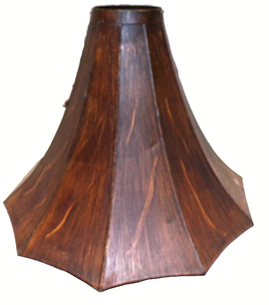 EDISON PHONOGRAPH CYGNET HORN GRAIN PAINTED BELL SECTION