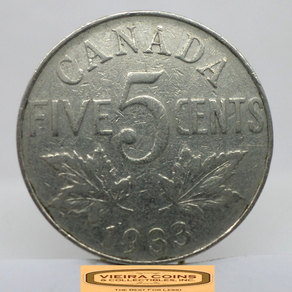 1933 Canada 5 Cents - #C56057NQ