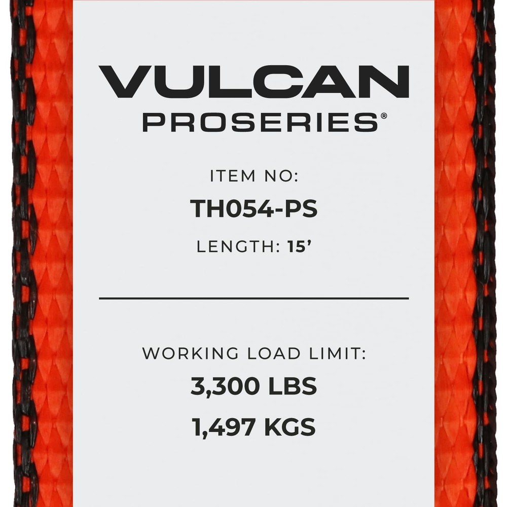 VULCAN 8-Point Roll Back Snap Hooks Both Ends, ProSeries Orange (4 Pack)